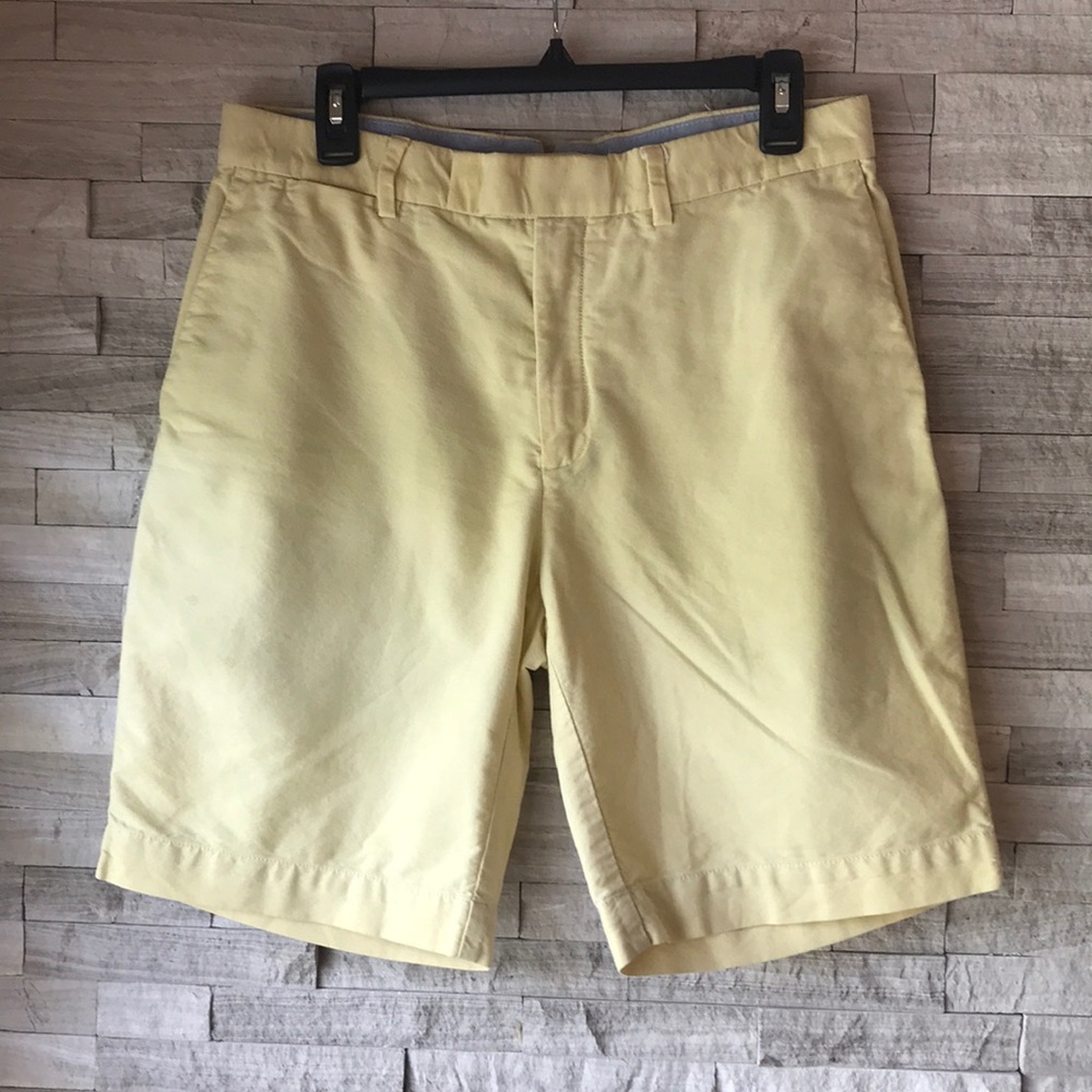 Ralph Lauren yellow chino shorts